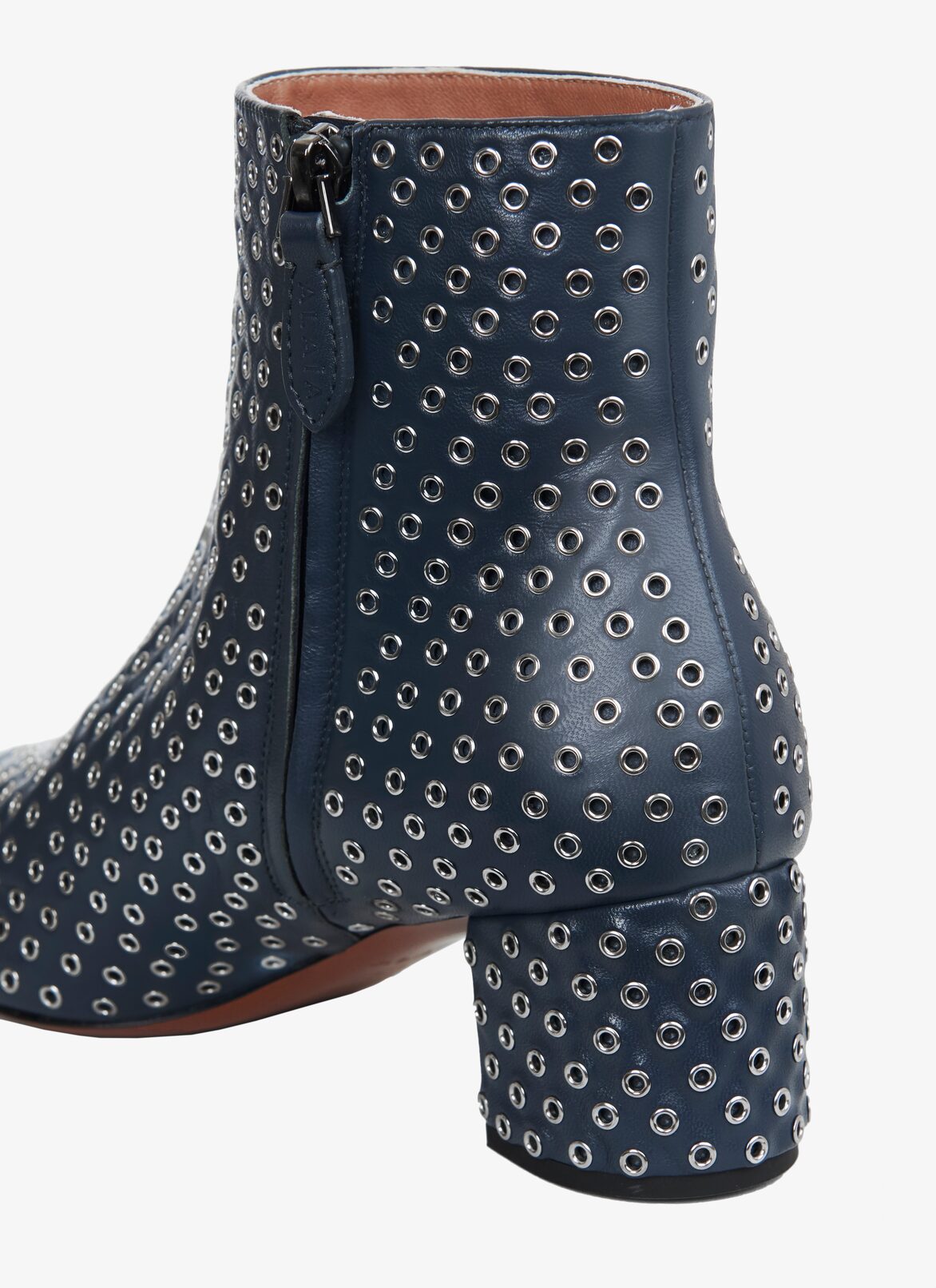 LOW BOOTS  ALAÏA STEEL GRAY LOW BOOTS